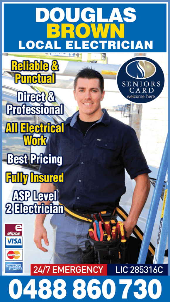 Latest Electrical Graphic Design Ad for Douglas Brown