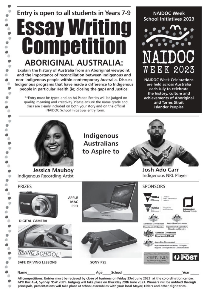 Naidoc Week - Koori Kids School Initiatives - Brochure Design