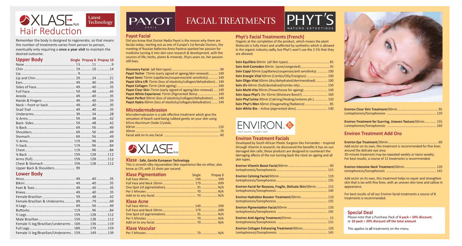 Price List Graphic Design Nicole Terri