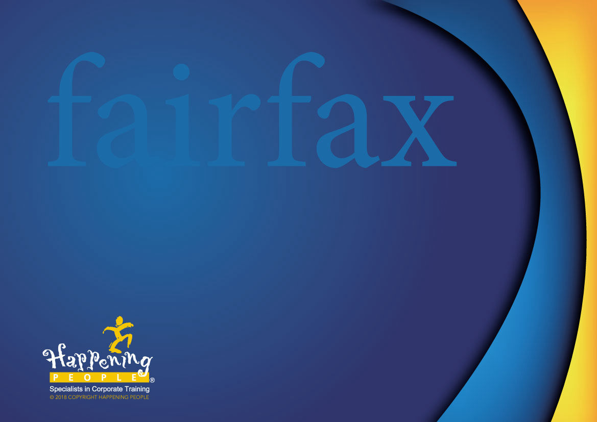 Proposal Graphic Design for Happening People to Fairfax in Sydney
